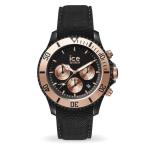 ICE steel - Black Rose-Gold - Chrono שעון יד לגבר אייס Ice-watch, אחריות יבואן רשמי
