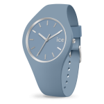 Ice glam brushed - Artic blue - Medium שעון יד לאישה אייס Ice-watch, אחריות יבואן רשמי