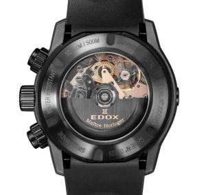 ⁦CO-1 CARBON CHRONOGRAPH AUTOMATIC שעון יד לגבר אדוקס Edox, אחריות יבואן רשמי⁩ – תמונה ⁦3⁩