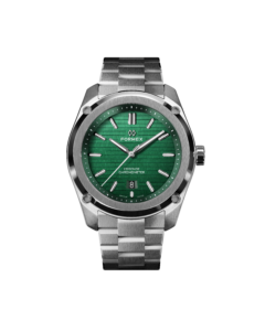 שעון FORMEX ESSENCE  לוח ירוק ורצועת מתכת