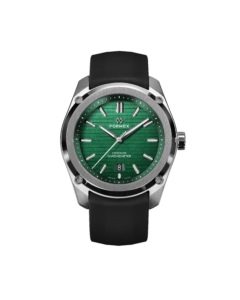 שעון FORMEX ESSENCE  לוח ירוק ורצועת גומי