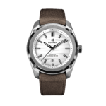 שעון FORMEX ESSENCE  לוח לבן ורצועת עור