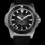 שעון FORMEX REEF 300M COSC  לוח שחור ורצועת גומי