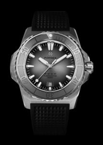 שעון FORMEX REEF 300M COSC  לוח כסוף ורצועת גומי