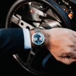 ⁦CHRONOGRAPHE AUTOMATIC שעון יד לגבר אדוקס Edox, אחריות יבואן רשמי⁩ – תמונה ⁦3⁩