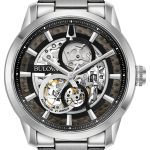 GENTS SUTTON AUTOMATIC BRACELET WATCH 96A208 שעון יד לגבר בולובה Bulova, אחריות יבואן רשמי
