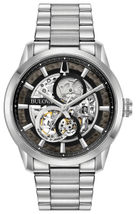 GENTS SUTTON AUTOMATIC BRACELET WATCH 96A208 שעון יד לגבר בולובה Bulova, אחריות יבואן רשמי