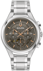 שעון בולובה BULOVA 96A298 GENTS CURV BRACELET WATCH שעון יד לגבר בולובה Bulova, אחריות יבואן רשמי