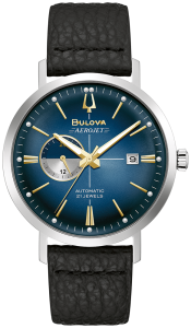GENTS AEROJET AUTOMATIC 96B374 שעון יד לגבר בולובה Bulova, אחריות יבואן רשמי