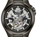 GENTS MAQUINA AUTOMATIC BRACELET WATCH 98A179 שעון יד לגבר בולובה Bulova, אחריות יבואן רשמי