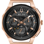 שעון בולובה BULOVA 98A185 GENTS CURV STRAP WATCH שעון יד לגבר בולובה Bulova, אחריות יבואן רשמי