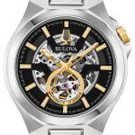 GENTS MAQUINA AUTOMATIC BRACELET WATCH 98A224 שעון יד לגבר בולובה Bulova, אחריות יבואן רשמי