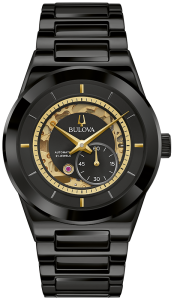 GENTS MODERN MILLENNIA CERAMIC AUTOMATIC BRACELET WATCH 98A291 שעון יד לגבר בולובה Bulova, אחריות יבואן רשמי