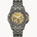 GENTS OCTAVA CRYSTAL AUTOMATIC WATCH 98A293 שעון יד לגבר בולובה Bulova, אחריות יבואן רשמי