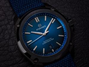 ⁦שעון  FORMEX ESSENCE LEGERRA  עשוי קרבון עם בזל קרמי ולוח כחול⁩ – תמונה ⁦9⁩