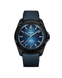 ⁦שעון  FORMEX ESSENCE LEGERRA  עשוי קרבון עם בזל קרמי ולוח כחול⁩ – תמונה ⁦4⁩