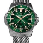 שעון FORMEX REEF GMT 300M COSC  לוח ירוק ורצועת רשת