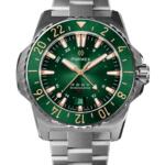 שעון FORMEX REEF GMT 300M COSC  לוח ירוק ורצועת מתכת