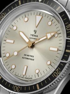 ⁦SUPERMAN GILT CMM.10 שעון יד לגבר לי ימה Yema, אחריות יבואן רשמי⁩ – תמונה ⁦5⁩