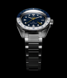 NAVYGRAF MARINE NATIONALE GMT עמיד במים 500 מטר שעון יד לגבר לי ימה Yema, אחריות יבואן רשמי