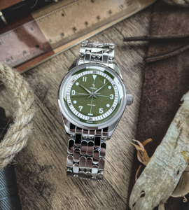 ⁦URBAN FIELD YFLD23-37-ZZ65S שעון יד לגבר לי ימה Yema, אחריות יבואן רשמי⁩ – תמונה ⁦4⁩