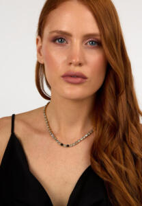 ⁦שרשרת לאישה עם קריסטלים קרל לגרפלד Karl Lagerfeld KLAYC04 אחריות יבואן רשמי⁩ – תמונה ⁦7⁩