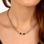 ⁦שרשרת לאישה עם קריסטלים קרל לגרפלד Karl Lagerfeld KLAYC04 אחריות יבואן רשמי⁩ – תמונה ⁦5⁩