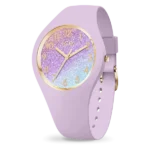 Ice glitter - Lilac - cosmic - s31 - 3H שעון יד לאישה אייס Ice-watch, אחריות יבואן רשמי