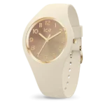 Ice sunset - Almond cappuccino - S37 - 3H שעון יד לאישה אייס Ice-watch, אחריות יבואן רשמי