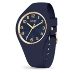 Ice champagne - Navy Blue - S37 - 3H שעון יד לאישה אייס Ice-watch, אחריות יבואן רשמי