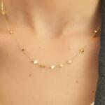 שרשרת זהב 14K מעוינים VELENTIA איטליה VN855