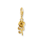 Thomas Sabo תליון צ'ארם מצופה זהב בעיצוב ורד 2077-413-39