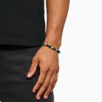 ⁦Thomas Sabo A2193-468-7  צמיד כסף בשילוב חרוזים יוניסקס⁩ – תמונה ⁦2⁩