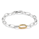 Thomas Sabo C1204-413-7  מכסף  (Connect link) צמיד צ'ארמס דו-גוני עם חוליית חיבור