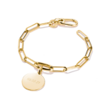 ⁦Thomas Sabo C1205-413-39 צמיד צ'ארמס לולאות עם חוליית חיבור מכסף מצופה זהב 18 קראט⁩ – תמונה ⁦2⁩