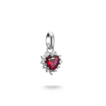 Thomas Sabo CC1279-013-10 תליון צ'ארם "רומנטיקה אמיתית" לב אדום מכסף