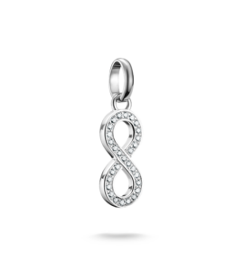Thomas Sabo  CC1284-051-14 תליון צ'ארם סמל האינסוף עם אבנים  מכסף