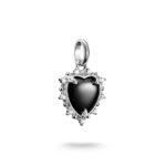Thomas Sabo CC1286-643-11 תליון צ'ארם לב וינטג' שחור מכסף
