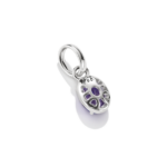 ⁦Thomas Sabo CC1330-051-13 תליון צ'ארם כסף אבן הולדת פברואר קונקט⁩ – תמונה ⁦2⁩