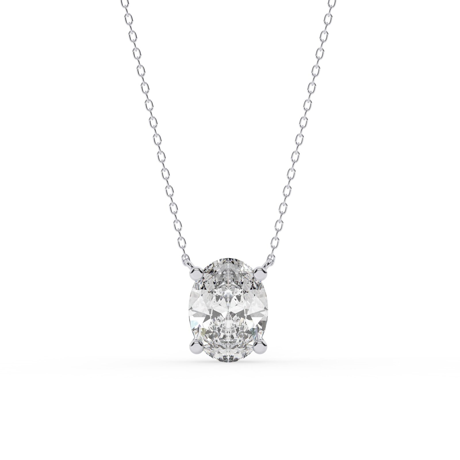 168217-pendant-default-collection-white-gold-.jpg מבצע מיוחד תליון סוליטר עם שרשרת דקה דגם 50080 כסף מצופה זהב לבן במרכז אבן מעבדה מוסונייט במשקל כולל של 4.50 קראט בחיתוך אובל עם תעודה גמולוגית בינלאומית GRA – תמונה 1