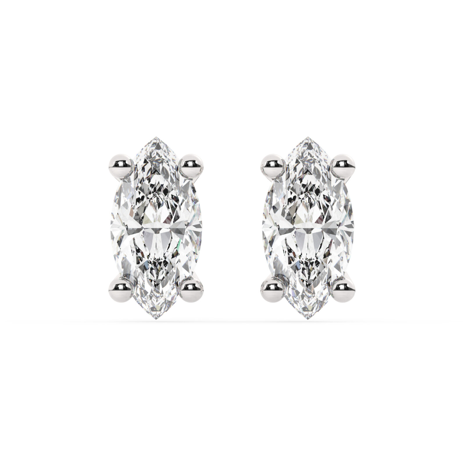 172042-earrings-default-collection-white-gold-.jpg מבצע מיוחד עגילים סוליטר צמודים לאוזן שיבוץ קלאסי דגם 50081 כסף מצופה זהב לבן במרכז אבן מעבדה מוסונייט במשקל של 1 קראט בחיתוך מרקיזה עם תעודה גמולוגית בינלאומית GRA משקל כולל 2 קראט – תמונה 1