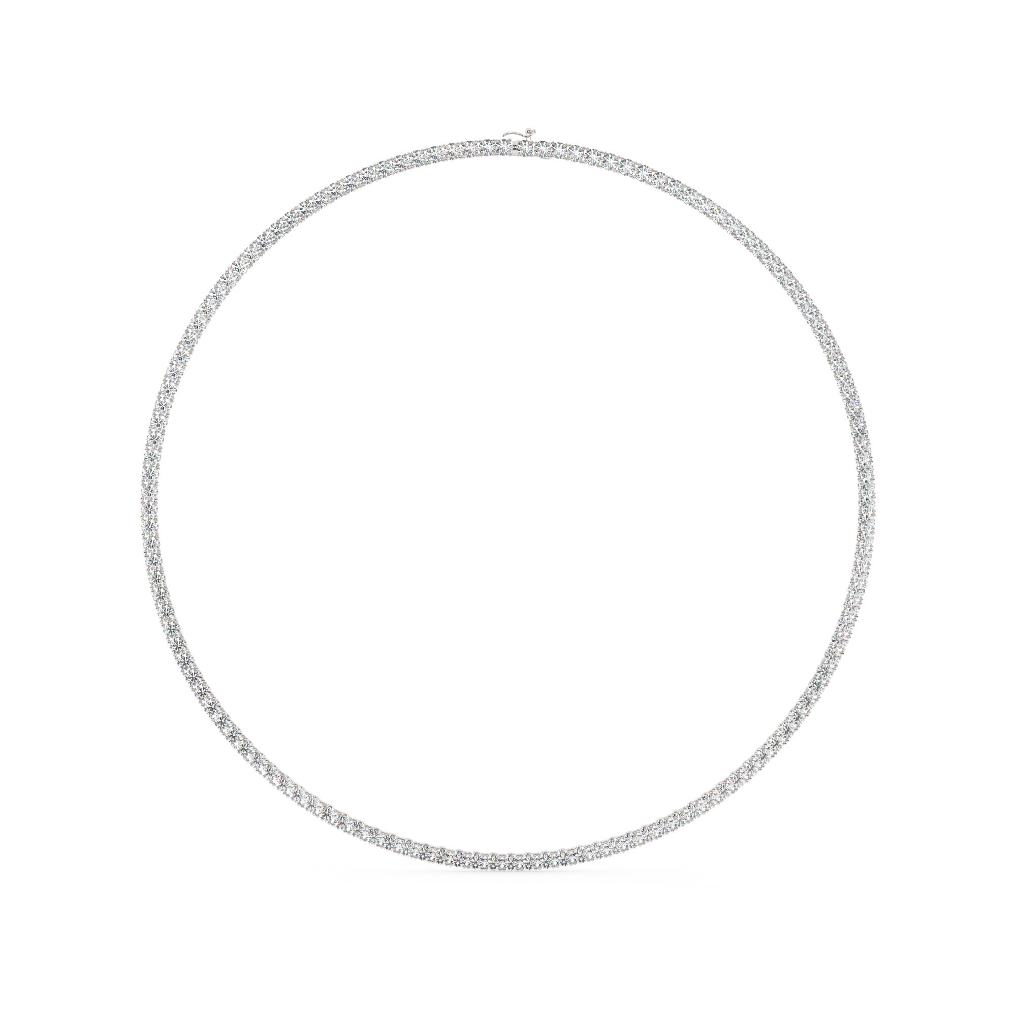 204526-necklace-default-collection-white-gold-.jpg מבצע מיוחד שרשרת טניס 4 שיניים דגם 50143 אורך 40 סמ כסף מצופה זהב לבן משובצת אבני מעבדה מוסונייט במשקל כולל של 11.16 קראט עם תעודה גמולוגית – תמונה 1