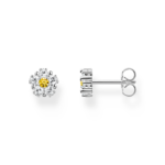 Thomas Sabo H2297-051-4 , עגילי צמודים כסף בצורת פרח קטן Lovely Daisy