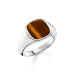 Thomas Sabo TR2332-045-2 , טבעת קלאסית עין הנמר
