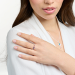 ⁦Thomas Sabo TR2403-477-7 ,טבעת עם אבנים צבעוניות מכסף⁩ – תמונה ⁦2⁩