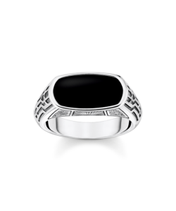 Thomas Sabo TR2429-507-11 , טבעת עם אוניקס שחור מכסף