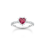 Thomas Sabo TR2484-013-10 , טבעת לב מכסף