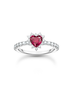 Thomas Sabo TR2484-013-10 , טבעת לב מכסף