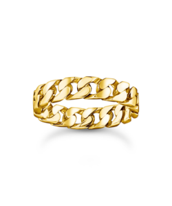 Thomas Sabo TR2496-413-39 ,טבעת בציפוי זהב עם חוליות שרשרת