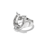 ⁦Thomas Sabo TR2509-643-14  ,טבעת פרסה מכסף מושחר⁩ – תמונה ⁦2⁩